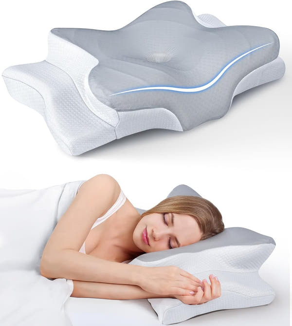 Orthopedic Cervical Pillow for Neck & Shoulder Pain Relief